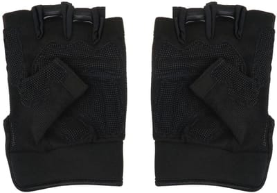 Dailygoods- Vingerloze Motorhandschoenen Antislip - Halve Vinger Handschoenen - Outdoor Sporthandschoenen - Fietshandschoenen - Wandelen/Bergbeklimmen - Palmomtrek 21,6-22,9 cm