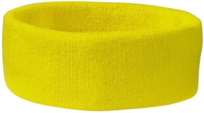 *** Fever Zweetbanden Geel - Hoofdband - Sporten - Zweten - 90`s Party - van Heble® ***