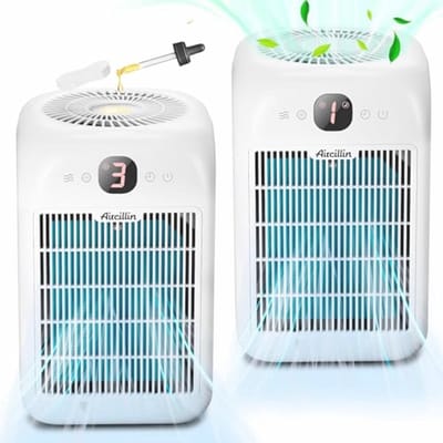 Luchtreiniger voor slaapkamer - 2 stuks voor optimale luchtkwaliteit