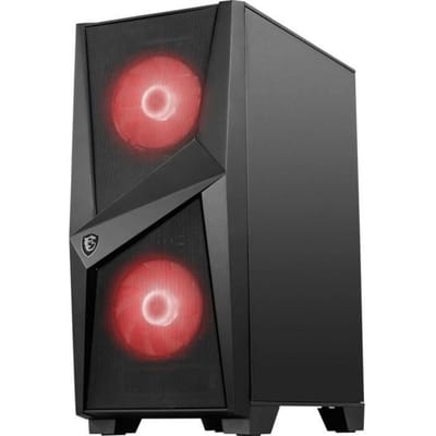 MSI MAG Forge 100M - ATX Behuizing - Midi Tower - Gehard Glazen Zijpaneel - Zwart