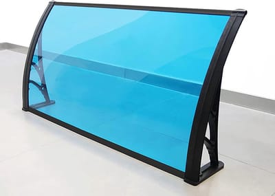 Voordak Luifel - Buitenluifel Polycarbonaat - Bescherming Buiten - UV Blokkerend - 40x270cm - Helder