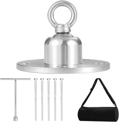 Hondenpaal - Grondanker - Veilig Vastzetten - Roestvrij Staal - Tot 100kg - Zilver