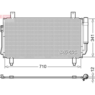 Condensator, airconditioning DENSO DCN45006