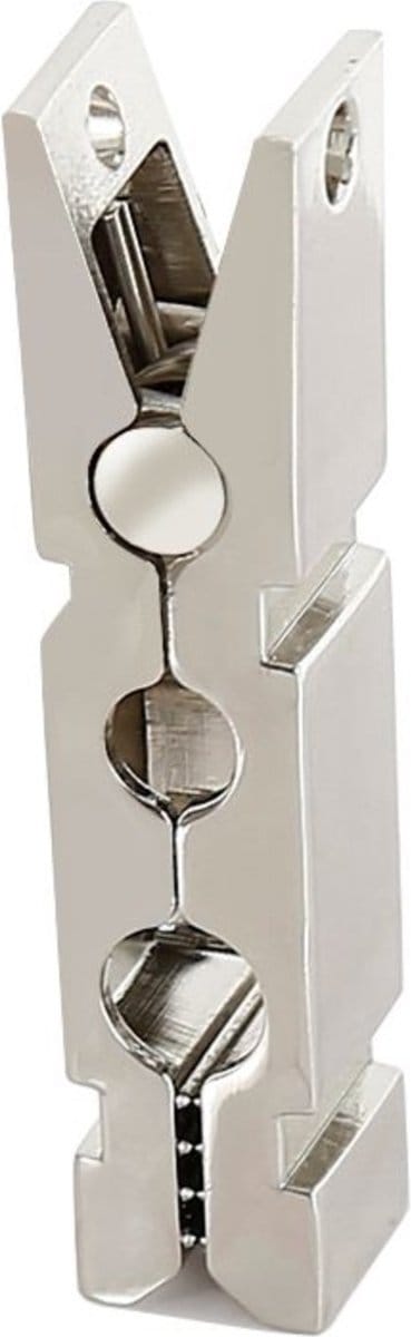 Kiotos - Metalen Tepelklemmen in vorm van wasknijper - 5x Set met 1 Meter Touw