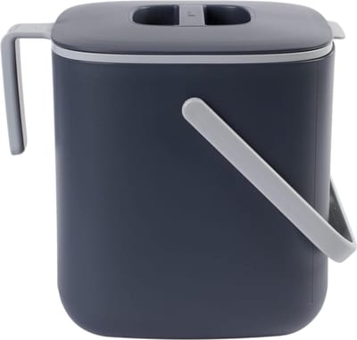 Compostbak voor in de keuken - gemakkelijk schoon te maken voedselafvalbak met handgrepen - 26L - .