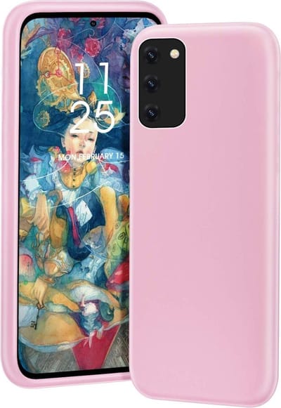 HB Hoesje Geschikt voor Samsung Galaxy S20 - Siliconen Back Cover - Roze