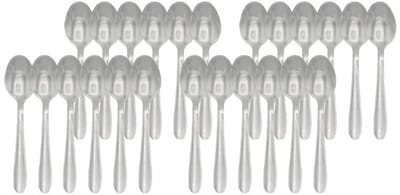 B-home Theelepels - 24x - Zilver - RVS - dessertlepels/koffielepels/ijslepels