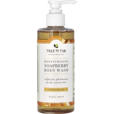 Tree To Tub, Gel douche hydratant à la savonnette, éclaboussures d'agrumes, 250 ml (250 ml) beige