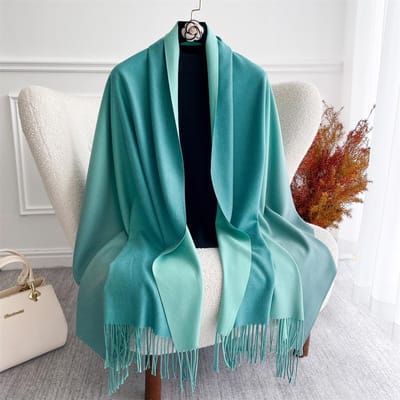 Luxe Verloop Kasjmier Jacquard Pashmina Sjaal Dames Wrap Warme Winter Sjaals Design Print Vrouwelijke Foulard Poncho Sjaals Sjaal 70x190cm black