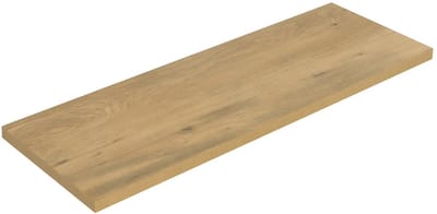 Badplaats Wastafelblad Angela 140 x 48 x 3,5 cm – Eiken – Wastafelblad voor Onderkast