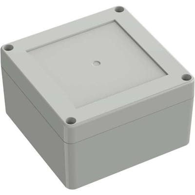 TRU COMPONENTS TC-10860512 Universele behuizing 105 x 105 x 60.10 Polycarbonaat Lichtgrijs 1 stuk(s)