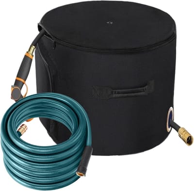 Opbergdoos Tuinslang - Hose Holder - Buiten Opbergen - Met Afvoergaten - 45x33cm