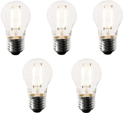 LUEDD Set van 5 Smart E27 LED lampen P45 4,5W 470 lm 1800-4000K