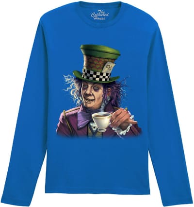 Alice in Wonderland Mad Hatter The Coloured House Longsleeve T-shirt XXL