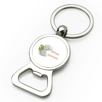 Akyol - olifant flesopener - Olifant - dieren liefhebbers - leuke cadeau voor iemand die van houdt van olifanten - verjaardagscadeau - kado - gift - 9 bij 3 cm