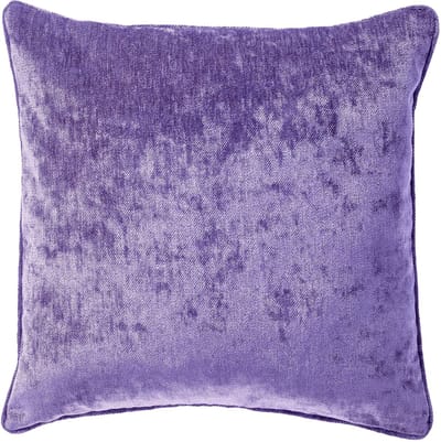 Dutch Decor LEWY - kussenhoes 45x45 cm - glansvelours - Very Peri - paars - met rits - zonder binnenkussen