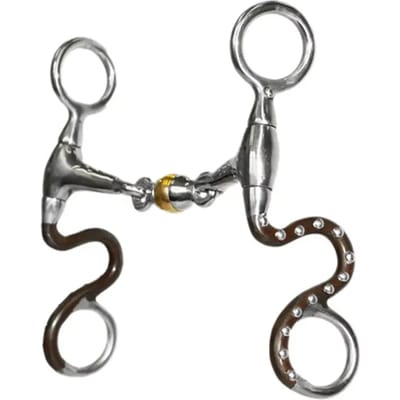 Morse western snaffle voor paard Metalab Antique Shot S