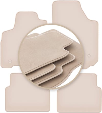 PREMIUM beige vloermatten voor: Opel Meriva A minivan 2002-2010