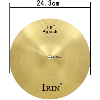 8  Messing Legering Crash Ride Hi-Hat Bekken voor Drumset 10