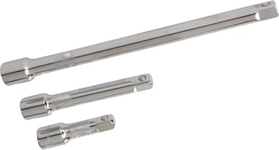 Silverline Ratelverlengstukken set - chroom vanadium staal - 3 delig - diverse maten