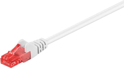 Wentronic CAT6 Netwerkkabel - RJ45 - Wit - 0.5 m
