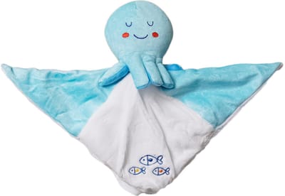 Speelgoedtopdeals - Pluche Knuffeldoekje Otis Octopus - 23 cm