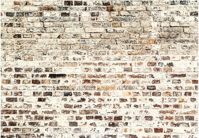 Fotobehangkoning - Behang - Vliesbehang - Fotobehang Industriële Bakstenen Muur -  Impressive Facade - 150 x 105 cm