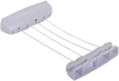Uittrekbare Wanddroger Wit - 14 Meter Drooglengte - Compact Wasrek voor Binnen