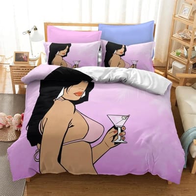 3D Cartoon Game Grand Theft Auto Dekbedovertrek met Kussensloop Beddengoed Set Eenpersoons Tweepersoons Twin Volledig Queen King Bed Set Kamerdecoratie EU King 240x220cm