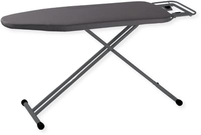 SensaHome Strijkplank – Inklapbare Strijktafel met Strijkijzerhouder – 120×38cm – Dark Grey