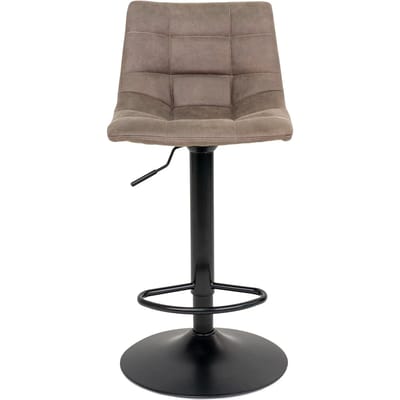 Microvezel barstoel met zwarte poten House Nordic Middelfart