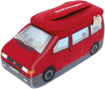 BRISA VW Collection - Volkswagen neopreen universele make-up-cosmetica-cultuur-reistas-pharmacy-tas in T4 Bulli Bus design (groot)