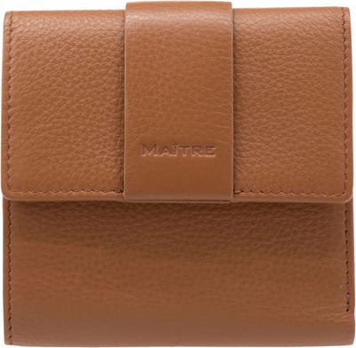 Maître Leren Portemonnee Kirschroth Dalene Wallet SQ5F Camel Terracotta