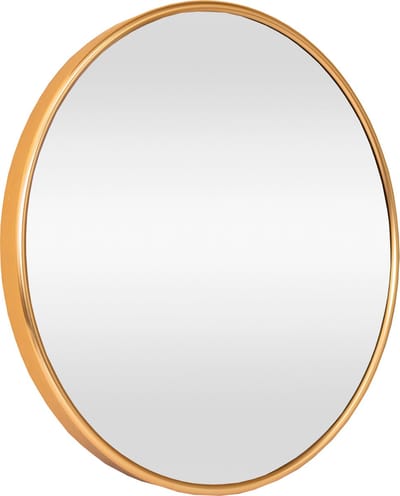 Spiegel Ordona hangend Ø50 rond goudkleurig