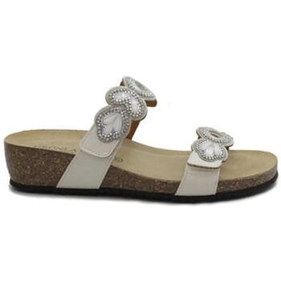 Sandalen met sleehak Grunland GRU-CCC-CB1839-BI