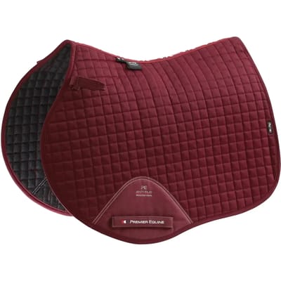 Zadeldek voor paarden in effen katoen Premier Equine Close Contact GP