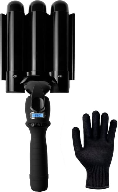 Vaive Wafeltang 32 mm - Beach Waves - Golvenkrultang - Krultang - Waver - Keramische Coating