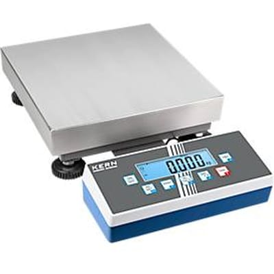 Pakketweegschaal KERN EOC 100K-2 - robuuste platformweegschaal van roestvrij staal, weegbereik 60/150 kg, IP65