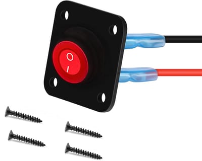 Cosensi - Dailygoods - Dailygoody - 12V LED Toggle Switch Panel - Ronde Schakelaar voor Auto, Boot, Truck