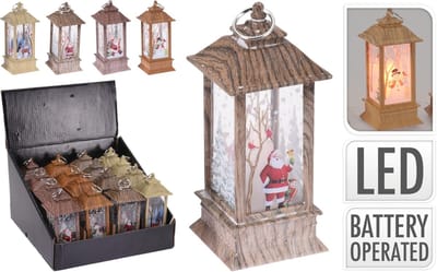 Lantaarn - kerstverlichting led - kerst - kerstverlichting - woondecoratie - lantaarn kerst - per 4 stuks