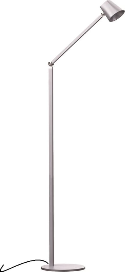 Freelight Vloerlamp Triëste Zilver 5Watt incl. 3 Step-Dimmer