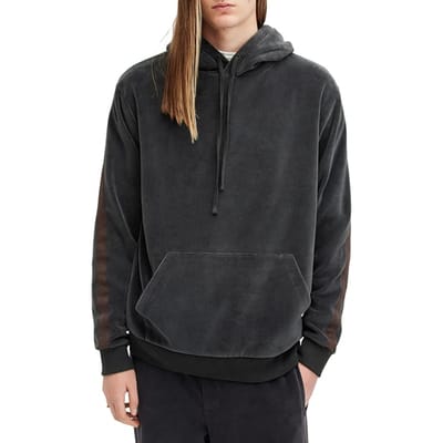 AllSaints Draven Oth Hood Gravestone Grey Maat: XXL | Hoodies Outlet | Heren | Grijs