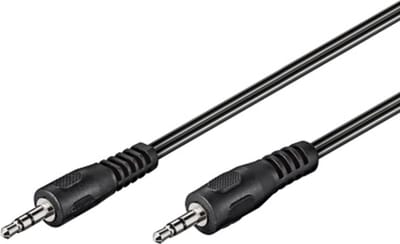 Goobay AUX Audio Connector Cable, 3.5 mm Stereo, CU 2.5 m