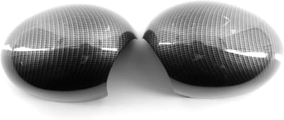 Vervangende Hoes voor Achteruitkijkspiegel in Carbonpatroon voor Mini R55 R56 R57 R58 R59 R60 R61 - OEM 51162754913 51162754914, Duurzaam en Stijlvol Design, Eenvoudige Installatie