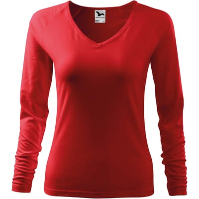 Dames-T-shirt met lange mouwen Malfini Elegance 127