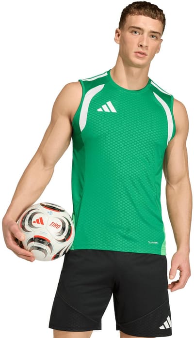 adidas T-shirt Heren Tiro 26 Competition Sleeveless Jersey Groen - Maat M