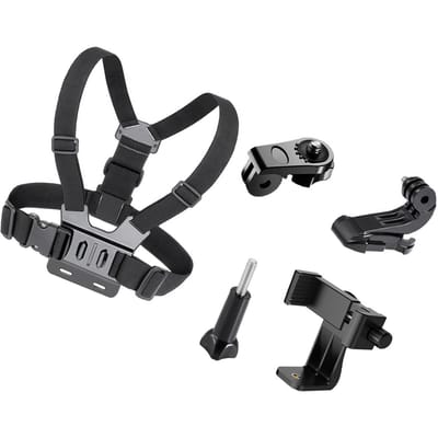 Borstband Mount Verstelbare Maat Polyester voor Mobiele Telefoon Actiecamera Filmen Skiën Klimmen
