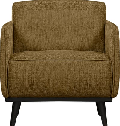 WOOOD Statement Fauteuil Met Arm - Structure - Velvet - Brass