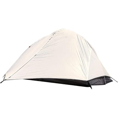 Tente de Camping ultralégère pour 1 personne, poteau en aluminium, tente de randonnée en plein air, sac à dos étanche blanc
