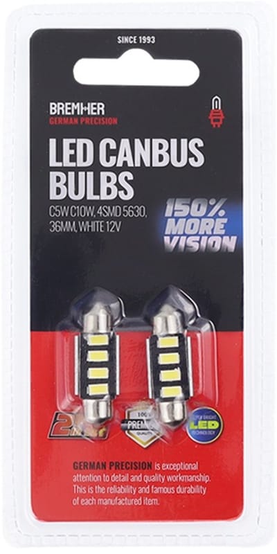 auto ledlamp c5w c10w 36mm 12v - canbus ledlamp - auto ledverlichting - voertuig ledlamp - auto lamp